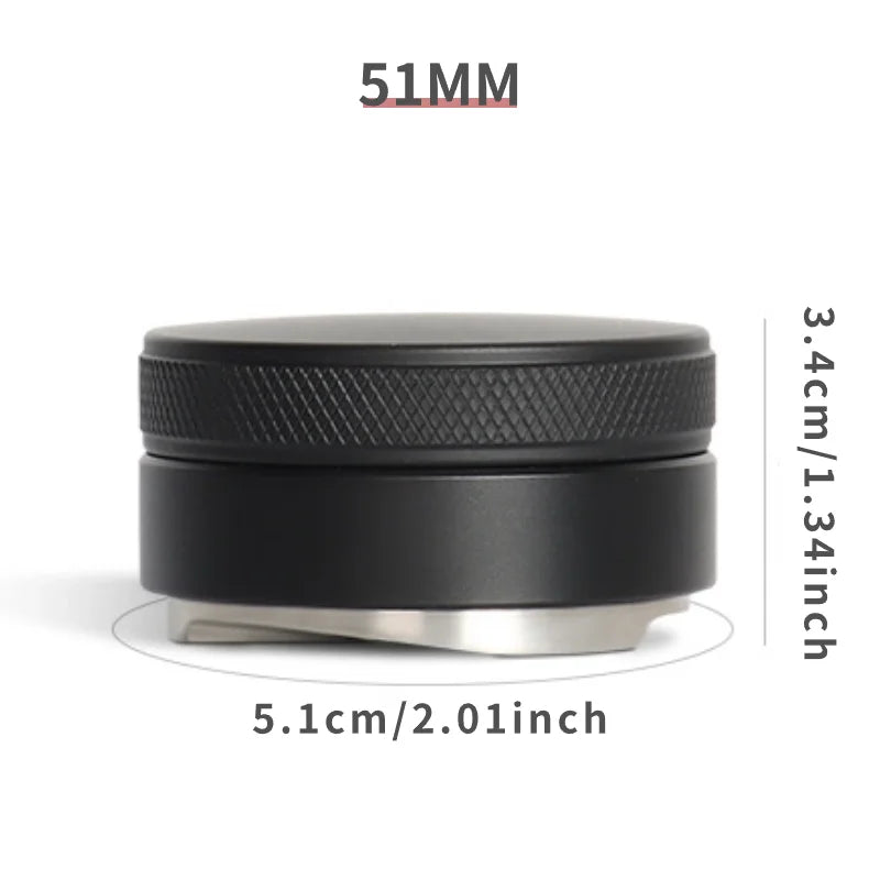 51/53/58mm Coffee Tamper – Espresso Distributor with 3 Angled Slopes