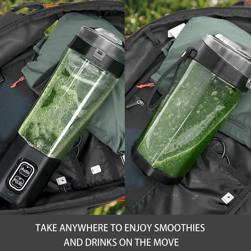 700ml USB Rechargeable 6-Blade Portable Blender