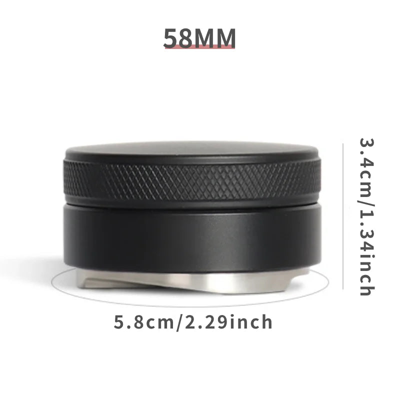 51/53/58mm Coffee Tamper – Espresso Distributor with 3 Angled Slopes