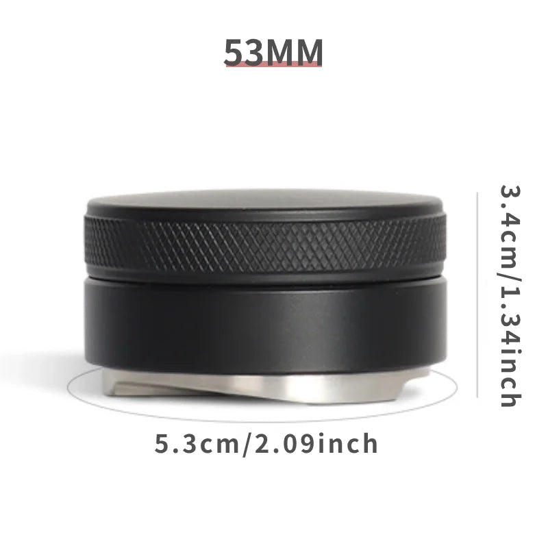 51/53/58mm Coffee Tamper – Espresso Distributor with 3 Angled Slopes